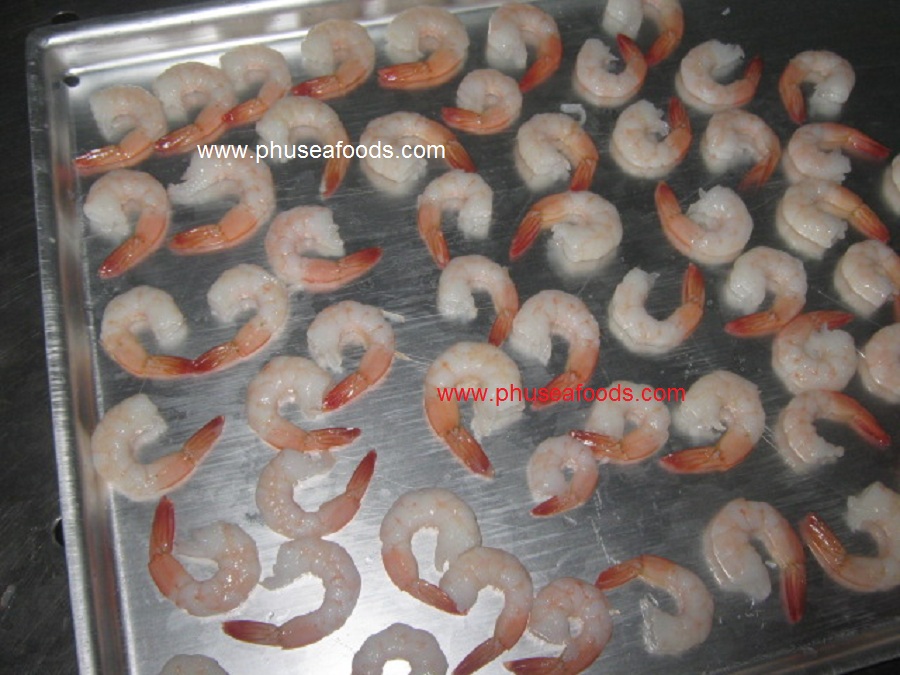 Cooked PTO White (Vannamei) Shrimp