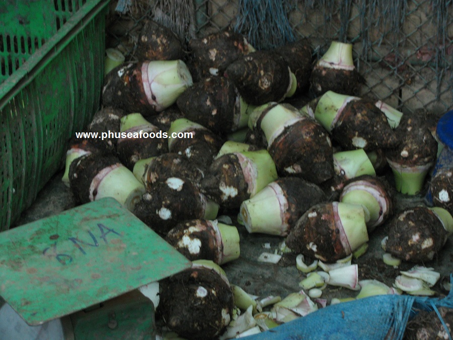 Semi-trimmed TARO in Raw Material
