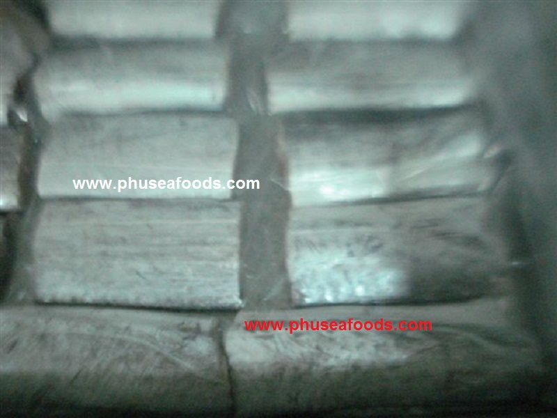 Hairtail chunk on Freezing step